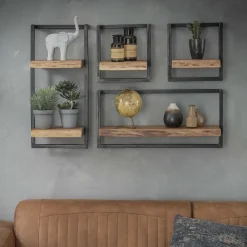 Hoyz Collection Hoyz - Wandplank Edge - 30cm - Acaciahout Outlet