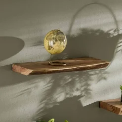 Hoyz Collection Hoyz - Wandplank Edge - 60cm Breed - Bruin - Acaciahout Hot