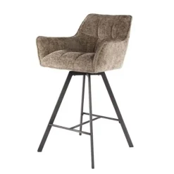 Hoyz Collection - Barstoel Raster Draaibaar - 2 Stuks - Rich Champagne Sale