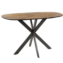 Hoyz Collection - Bartafel 140 Organisch - Gerecycled Teakhout Fineer Online