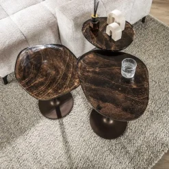 Hoyz Collection - Bijzettafel Eclipse M - Koper Antiek Finish Discount