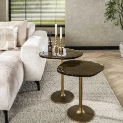 Hoyz Collection - Bijzettafel Eclipse S - Goud Antiek Finish Best