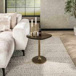 Hoyz Collection - Bijzettafel Eclipse S - Goud Antiek Finish Best