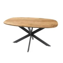 Hoyz Collection - Eetkamertafel 150 Arhus Solid - Massief Acacia Naturel Best