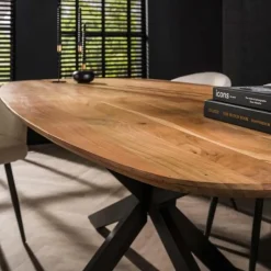 Hoyz Collection - Eetkamertafel Arhus Solid 180cm - Acaciahout - 6 personen Sale