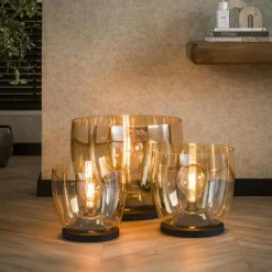 Hoyz Collection - Vloerlamp UP L - Amberkleurig Glas - Ø29 Online