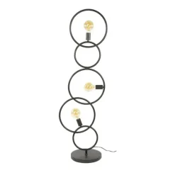 Hoyz Collection - Vloerlamp Loop 3-lichts - Artic Zwart Best