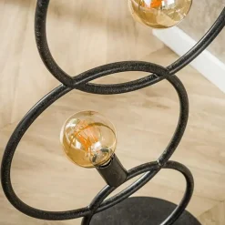 Hoyz Collection - Vloerlamp Loop 3-lichts - Artic Zwart Best