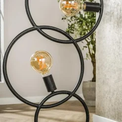 Hoyz Collection - Vloerlamp Loop 3-lichts - Artic Zwart Best