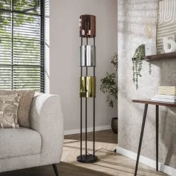 Hoyz Collection - Vloerlamp Lucente Tricolore 3-lichts - Artic Zwart Sale