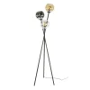 Hoyz Collection - Vloerlamp Multi Globe 3-lichts - Artic Zwart