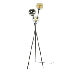 Hoyz Collection - Vloerlamp Multi Globe 3-lichts - Artic Zwart