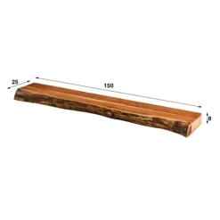 Hoyz Collection - Wandplank Tree 150cm - Acaciahout - M Clearance