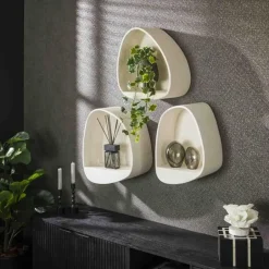 Hoyz Collection - Wandschap Stone Driehoek - Marmer Composiet Online