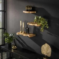 Hoyz Collection - Wandschap Natural Line - Set van 3 Hot