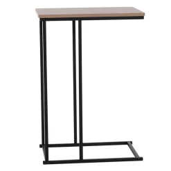 H&S Collection Bijzettafel - zwart/bruin - 40 x 26 x 58 cm Hot