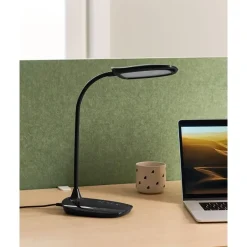 Leen Bakker HYDRA - Bureaulamp LED - Zwart - Synthetisch materiaal Hot