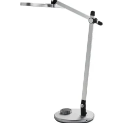 Leen Bakker HYDRUS - Bureaulamp LED - Zilver - ABS