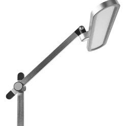 Leen Bakker HYDRUS - Bureaulamp LED - Zilver - ABS