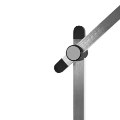 Leen Bakker HYDRUS - Bureaulamp LED - Zilver - ABS