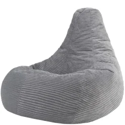 icon - Dalton XL Zitzak Fauteuil - Gaming - Ribfluweel - Grijs