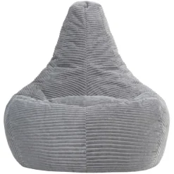 icon - Dalton XL Zitzak Fauteuil - Gaming - Ribfluweel - Grijs