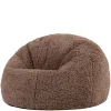 icon - Kingston Kinderzitzak Stoel - Ribfluweel - Fluffy Pluche Teddy - Mocha Best