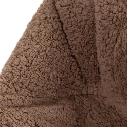 icon - Kingston Kinderzitzak Stoel - Ribfluweel - Fluffy Pluche Teddy - Mocha Best