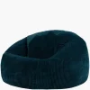 icon - Kingston XL Zitzak Fauteuil - Ribfluweel - Blauwgroen Hot