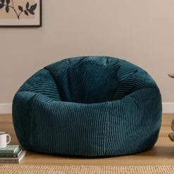 icon - Kingston XL Zitzak Fauteuil - Ribfluweel - Blauwgroen Hot