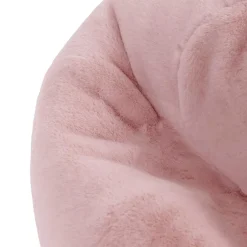 icon - Kingston Zitzak Fauteuil - Fluffy Pluche Imitatiebont - Oud roze