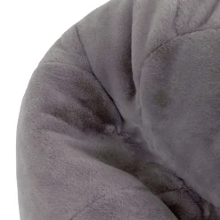 icon - Kingston Zitzak Fauteuil - Fluffy Pluche Imitatiebont - Grijs Hot