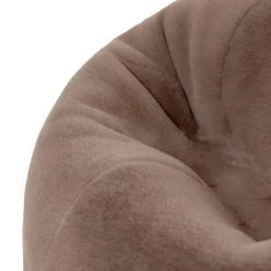 icon - Kingston Zitzak Fauteuil - Fluffy Pluche Imitatiebont - Mocha Clearance