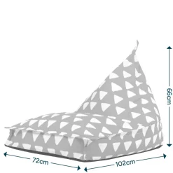 icon - Lounge Kinderzitzak Stoel - Binnen - Buiten - Saliegroen Sale