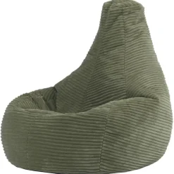 icon Kinderzitzakken Dalton - Corduroy Zitzak - Saliegroen Hot