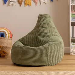 icon Kinderzitzakken Dalton - Corduroy Zitzak - Saliegroen Hot