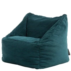 icon Kinderzitzakken Morgan - Corduroy Zitzak met Vulling - Blauwgroen Hot