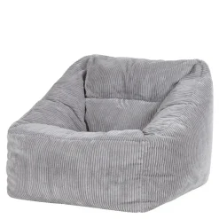 icon Zitzack Natalia - Corduroy Zitzakfauteuil - Grijs Clearance