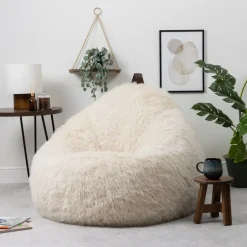 icon Zitzak Cocoon - Zitzak van Imitatiebont - Wit Best