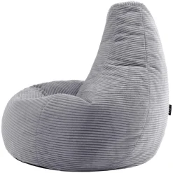 icon Zitzak Dalton - Corduroy Zitzak Volwassenen - Grijs Best