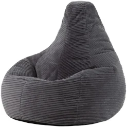 icon Zitzak Dalton - Corduroy Zitzak Volwassenen - Houtskool Online