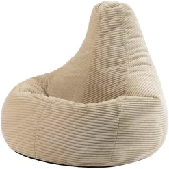 icon Zitzak Dalton - Corduroy Zitzak Volwassenen - Beige Clearance