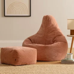 icon Zitzak en Poef Dalton - Corduroy Zitzak - Oud roze Discount