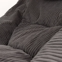 icon Zitzak en Poef Natalia - Corduroy Zitzak - Houtskool Sale