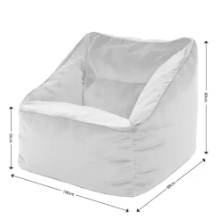 icon Zitzak en Poef Natalia - Fluwelen Zitzak - Marineblauw Discount