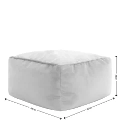 icon Zitzak en Poef Natalia - Fluwelen Zitzak - Marineblauw Discount