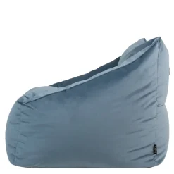 icon Zitzak en Poef Natalia - Fluwelen Zitzak - Blauw Outlet