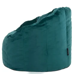 icon Zitzak en Poef Sirena - Zitzak Velvet - Blauwgroen Clearance