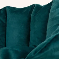 icon Zitzak en Poef Sirena - Zitzak Velvet - Blauwgroen Clearance