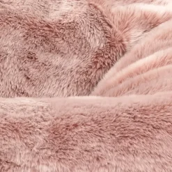 icon Zitzak Hacienda - Zitzak van Imitatiebont - Rozerood Hot